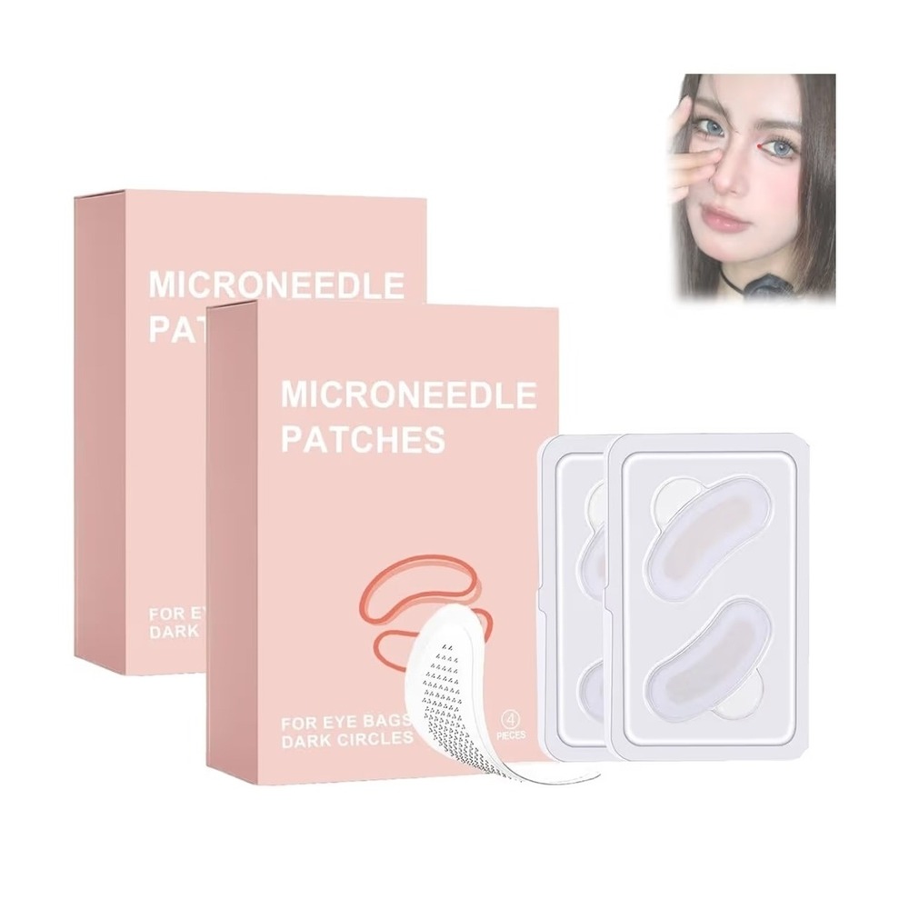 MicroGlow Patches for Moisturising Brightening Skin Firming Under Eye (4 pieces)